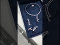 JEWELIFE Women’s Cubic Zircon Necklace Set – Elegant Bridal &amp; Wedding Jewelry 00121