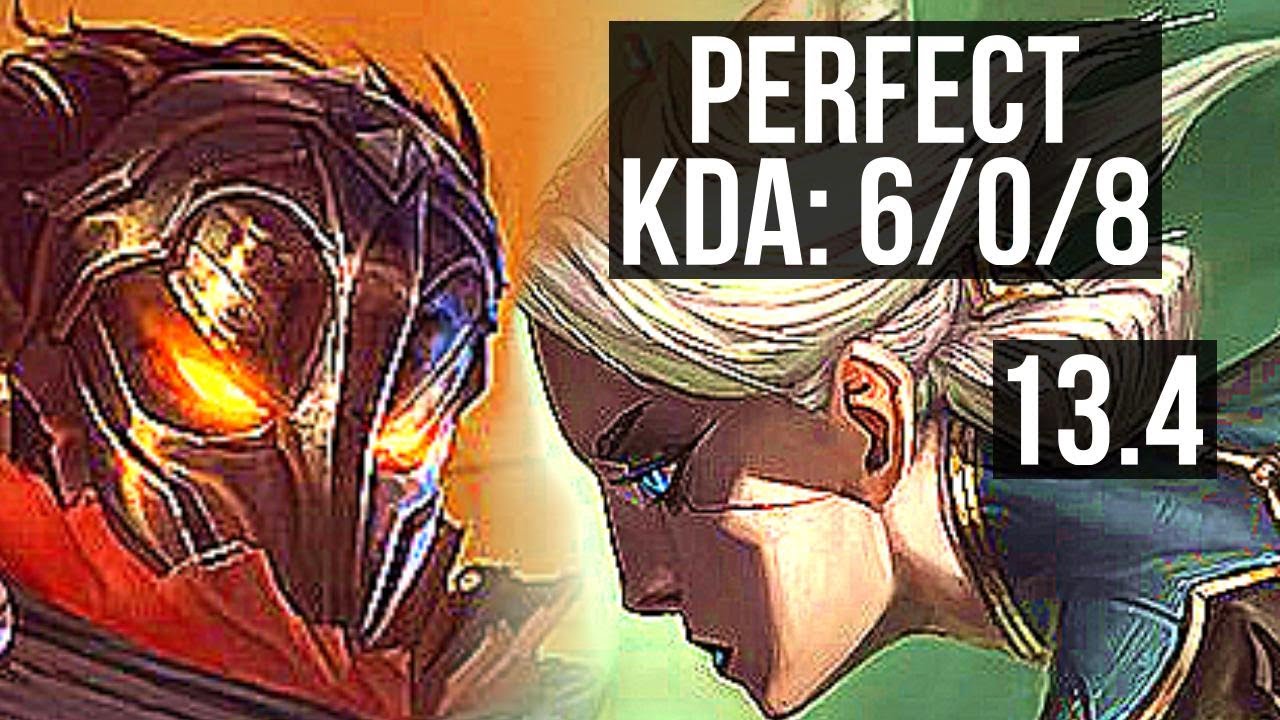 VIKTOR vs CAMILLE (MID) | 6/0/8, 67% winrate, Dominating | KR Grandmaster | 13.4