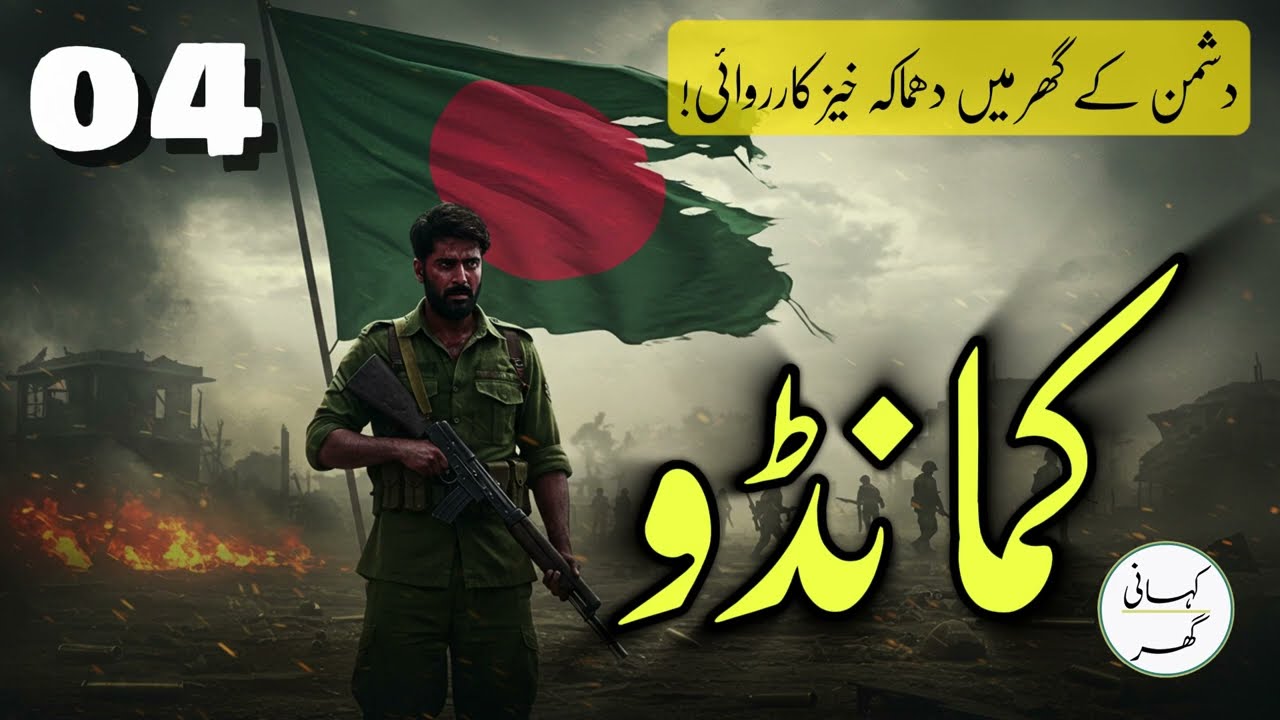 Commando (کمانڈو) - Part 04 | Urdu Army Commando Story | Action-Packed Military Drama
