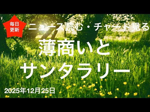 薄商いとサンタラリー　2025年12月25日
