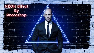 Neon Light Effect Photoshop | Photoshop Tutorial | Adobe Photoshop CC screenshot 5