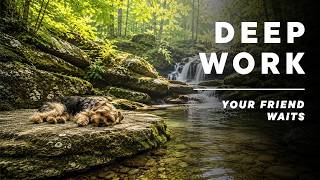 Deep Work Sounds & Ambient Focus | Your Faithful Friend Is Waiting Quietly