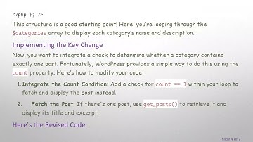 How to Display All Categories in WordPress and Show Posts for Single-Post Categories