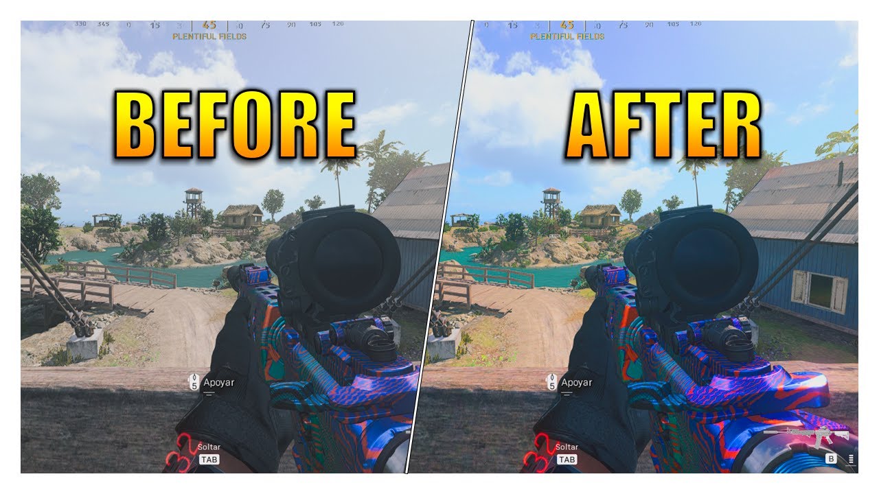 AMD Color Saturation with VibranceGUI | Warzone Caldera