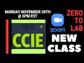 New Ccie Bootcamp Online on Zoom