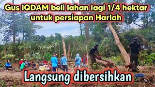 Gus Iqdam Kembali Beli Lahan Baru 025 Hektar  Persiapan Harlah Langsung Di Bersihkan