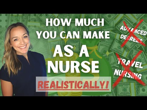 How Much MONEY You Can Make As A NURSE!