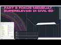 PART 9 FOKUS MEMBUAT DIAGRAMM SUPERELEVASI DI CIVIL 3D #civil3d #tutorial #autocad #autocadcivil3d