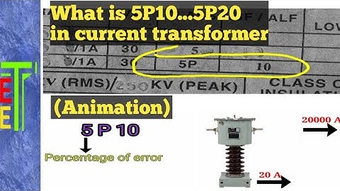 What is 5P10 ,5P20 in Current transformer