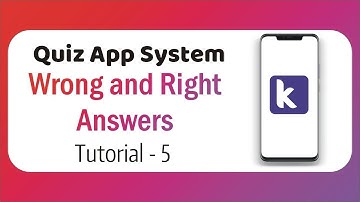 How to create Quiz App System in Kodular Online App Builder ? | (Tutorial-5)