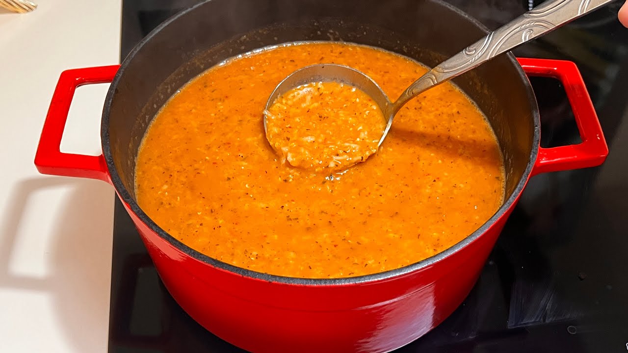 MASTERCHEF TE YAPILAN????‍???? EZOGELİN ÇORBASI TARİFİ HIZLI NEFİS LEZZETLİ  EN KOLAY NASIL YAPILIR.