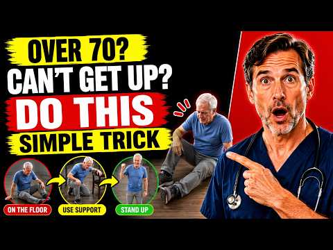 Senior Health Advice: Simple Trick Helps Your Weak Legs For Getting Up From The Floor Without Help