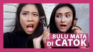 TUTORIAL CARA MENCATOK BULU MATA ala MUA HITS