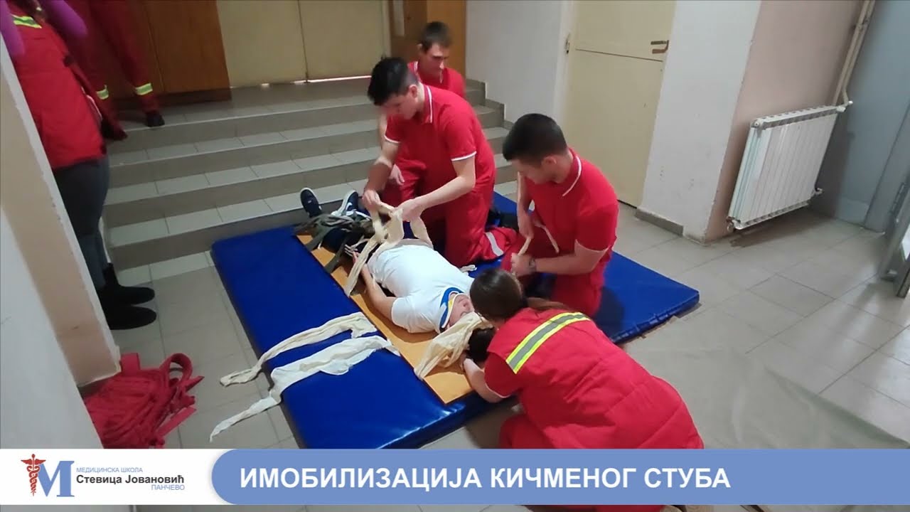 Prva pomoc - 5.6. Imobilizacija kicmenog stuba