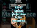 【Riff of Eternal Masterpiece】in Am pentatonic #guitar #tabs #guitarlesson #acousticguitar