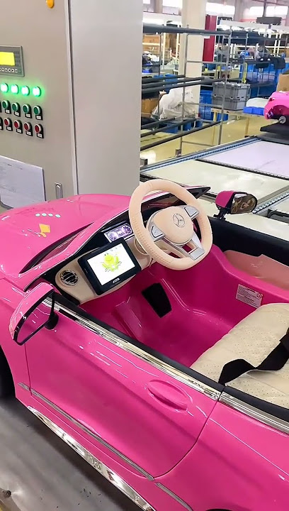 Maybach S650 pink color with mp4 #car #toys #kidscar