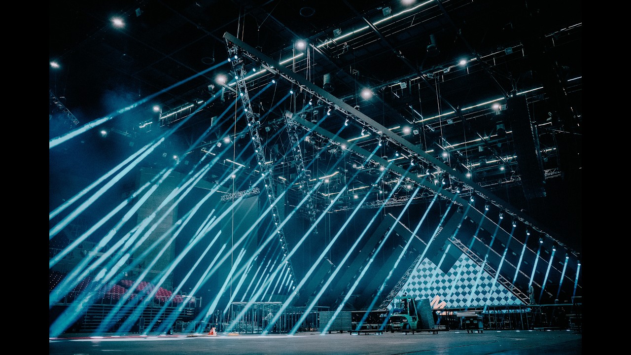 NXT Lights NEXON M IP65 Laser Moving Head: 76 Units in Arena Production