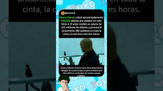 John Wick es un hombre de acción y pocas palabras.#curiosidades