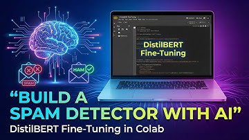 Build an Email Spam Detector | DistilBERT Fine-Tuning Tutorial in Google Colab (Step-by-Step)