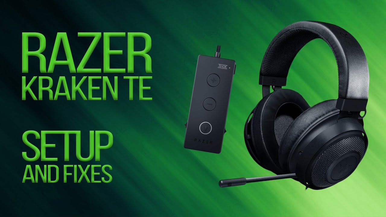 Setup And Fix Razer Kraken X Youtube