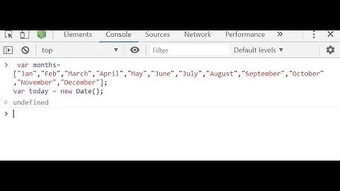 How to get name of the month from Date() method in Javascript