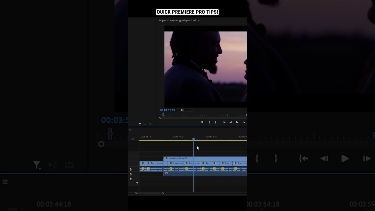 Premiere Pro Tips Every Editor Should Know: Selection Follows Playhead | 