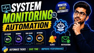 #70 System Monitoring Automation with Python 🚀 | Monitor, Alert & Automate!
