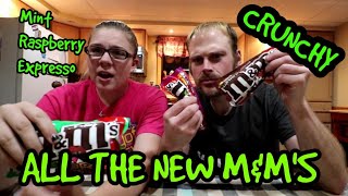 CARBS OF COMPARISON| M&M| CRUNCHY| NEW FLAVORS|MINT|RASPBERRY|ESPRESSO