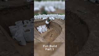 Building an Underground Shelter from Scratch - Full Build Part 1 🪵