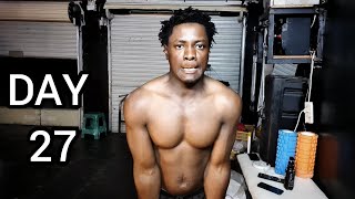 Day 27/120 of transforming my physique 