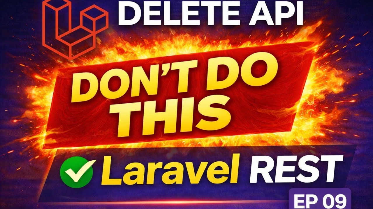 Пример использования REST API для удаления файлов в Laravel | Эпизод 09