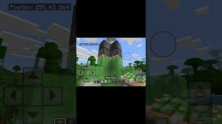 How To Build Rocket Ship #minecraft #trendingshorts #pocketedition