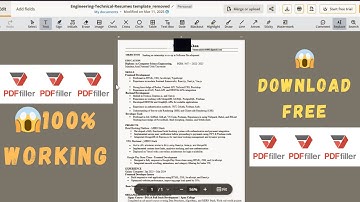 How To Download free pdf from pdfFiller | 🚀 pdf filler se free me pdf download kese kre