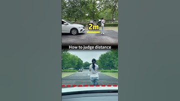 How to judge distance from people while driving?#driving #tips #howto #manual #skills #car