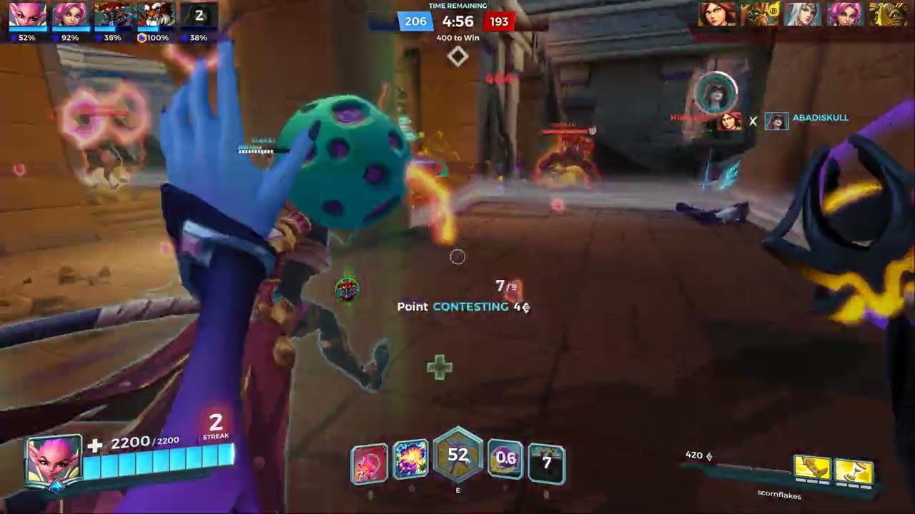 Tryharding in Onslauht Primal Court - Paladins Willo Gameplay