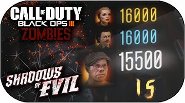 Black Ops 3 Zombies EASTER EGGS - Start With 16500 Points & Skip to Round 15 (BO3 Shadows Of Evil)