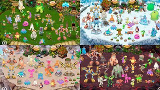 All Full Songs in My Singing Monsters - Natural Islands