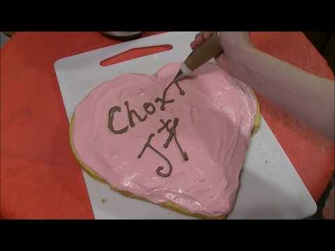 How to Make a GIANT HEART  shape Cake for Valentines Day! Heart Shape Cake |