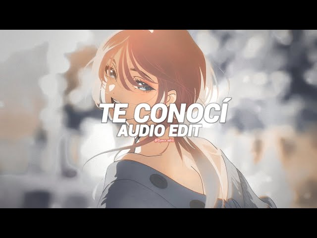 TE CONOCÍ (Super Slowed) - bxkq & PXLWYSE [edit audio]