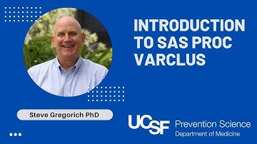 Introduction to SAS PROC VARCLUS: A (mostly) superior alternative to EFA. Steve Gregorich, Ph.D.