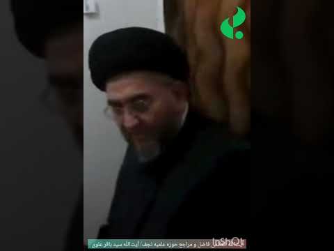 مرحوم آیت الله العظمی فاضل و مراجع حوزه علمیه نجف آیت الله سید باقر علوی از شاگردان آیت الله فاضل