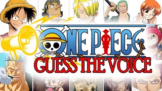 Guess the One Piece Character by Voice (English)🎙| One Piece Voice Quiz Anime