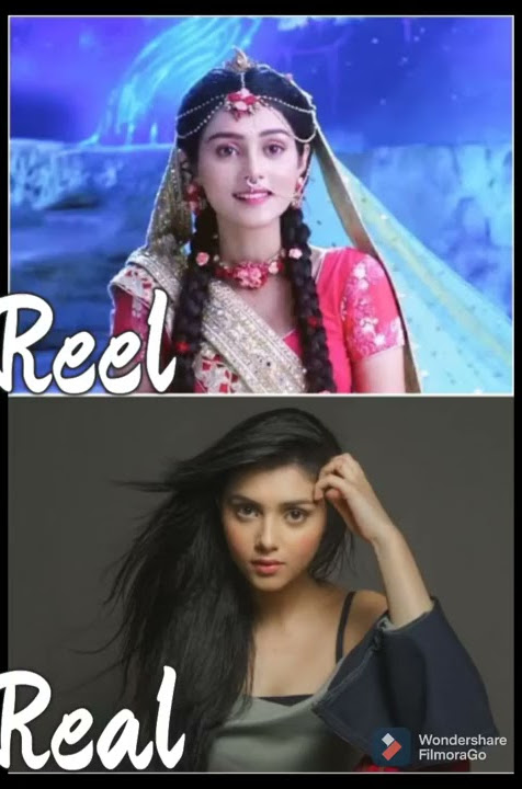 Radha Krishna //reel vs real #shorts