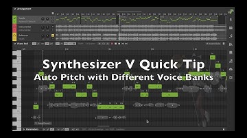 Synthesizer V Quick Tip - Auto Pitch with Different Voice Banks
