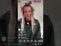 ALISSA VIOLET INSTAGRAM LIVE GETS HER HAIR DONE