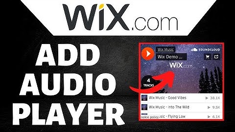 How To Add Audio Player in Your Wix Website
