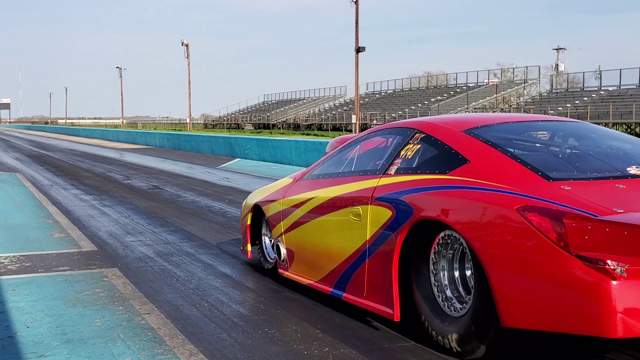 Alamo City Motorplex Test and Tune 22220 A promod makin a hit