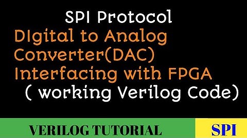 VLSI Project || DAC( Digital to Analog Converter) interfacing with FPGA using SPI || SPARTAN 3E