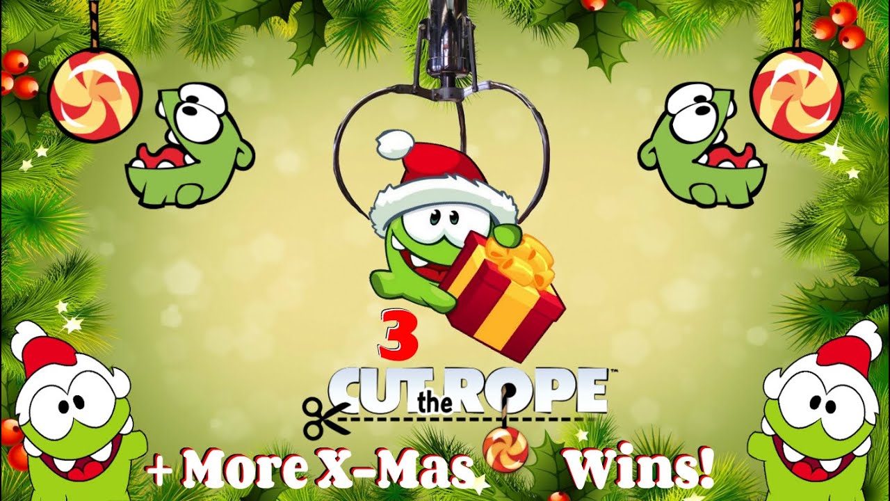 3 Santa Om Nom Cut The Rope Wins! + More Epic X-Mas Wins! upload image