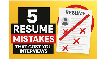 Top 5 Resume Mistakes That Cost You Interviews (And How to Fix Them) by Recruitment Guru